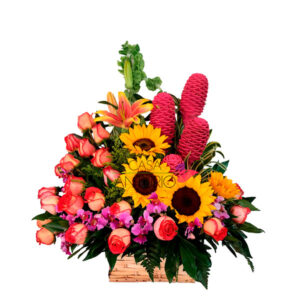 Arreglo floral para cumpleaños