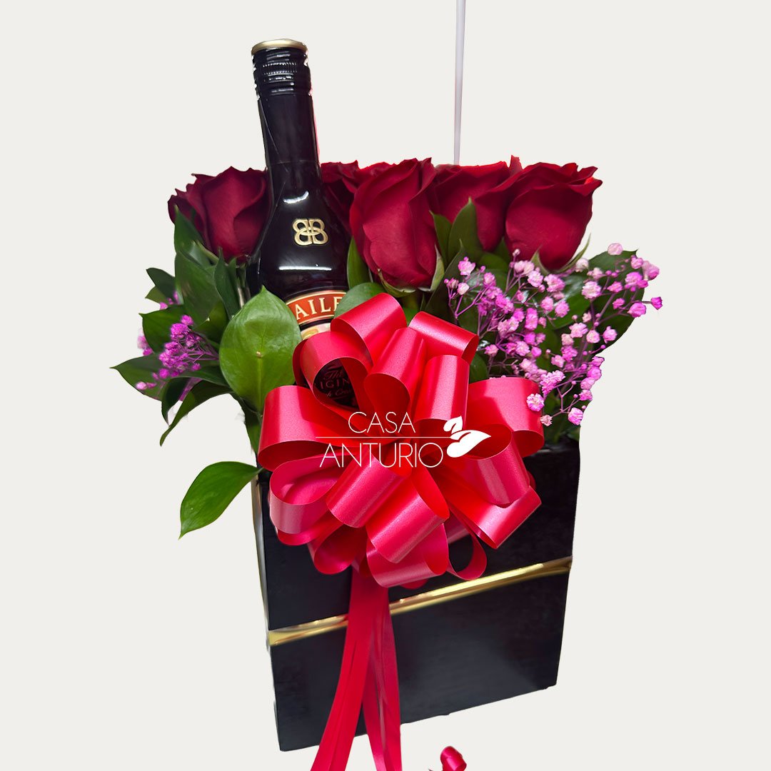 Arreglo de Rosas con Globo - Imagen 3