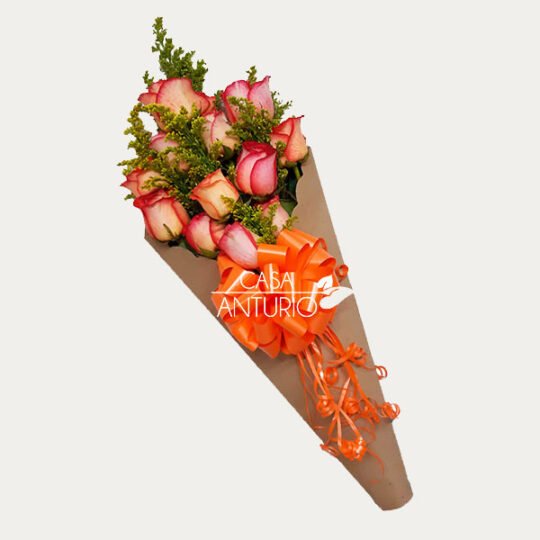 Bouquet de Rosas Salmón