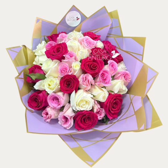 Bouquet de Rosas Multicolor