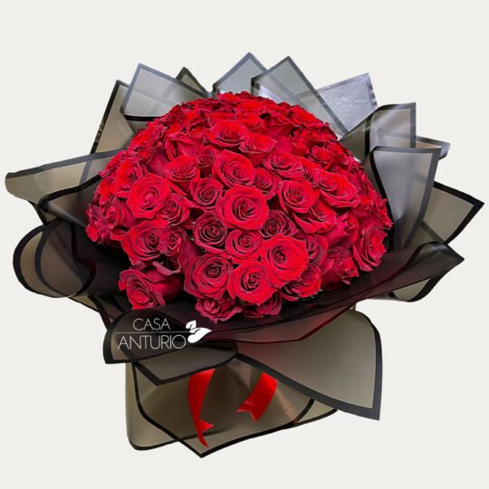 Bouquet de 120 Rosas Rojas