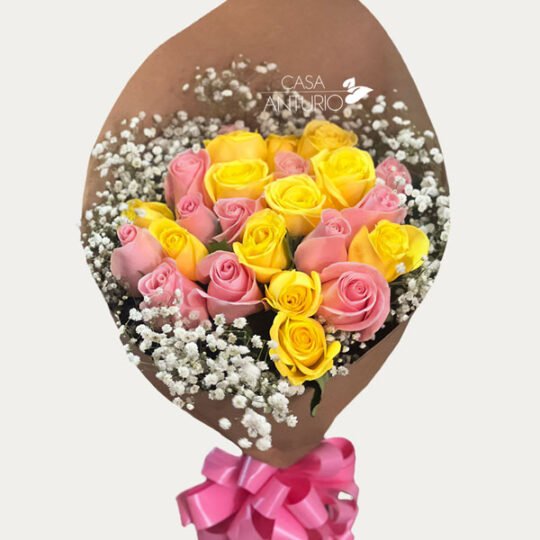 Bouquet de Rosas y Perla