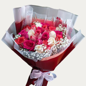 Bouquet de Rosas y Perla