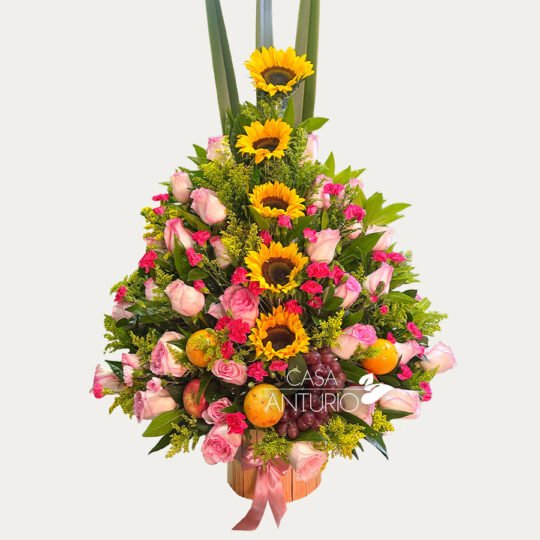 Frutero en Rosas y Girasoles