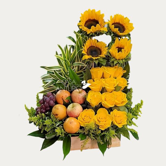 Frutero en Rosas y Girasoles