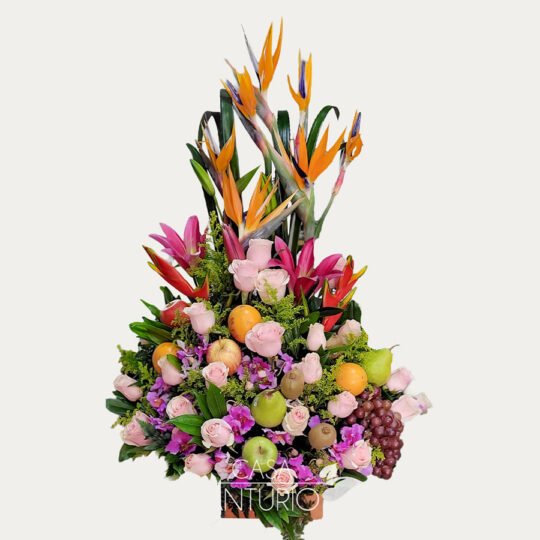 Frutero en Rosas, Orquídea Hawaiana, Lirios y Flores Exóticas