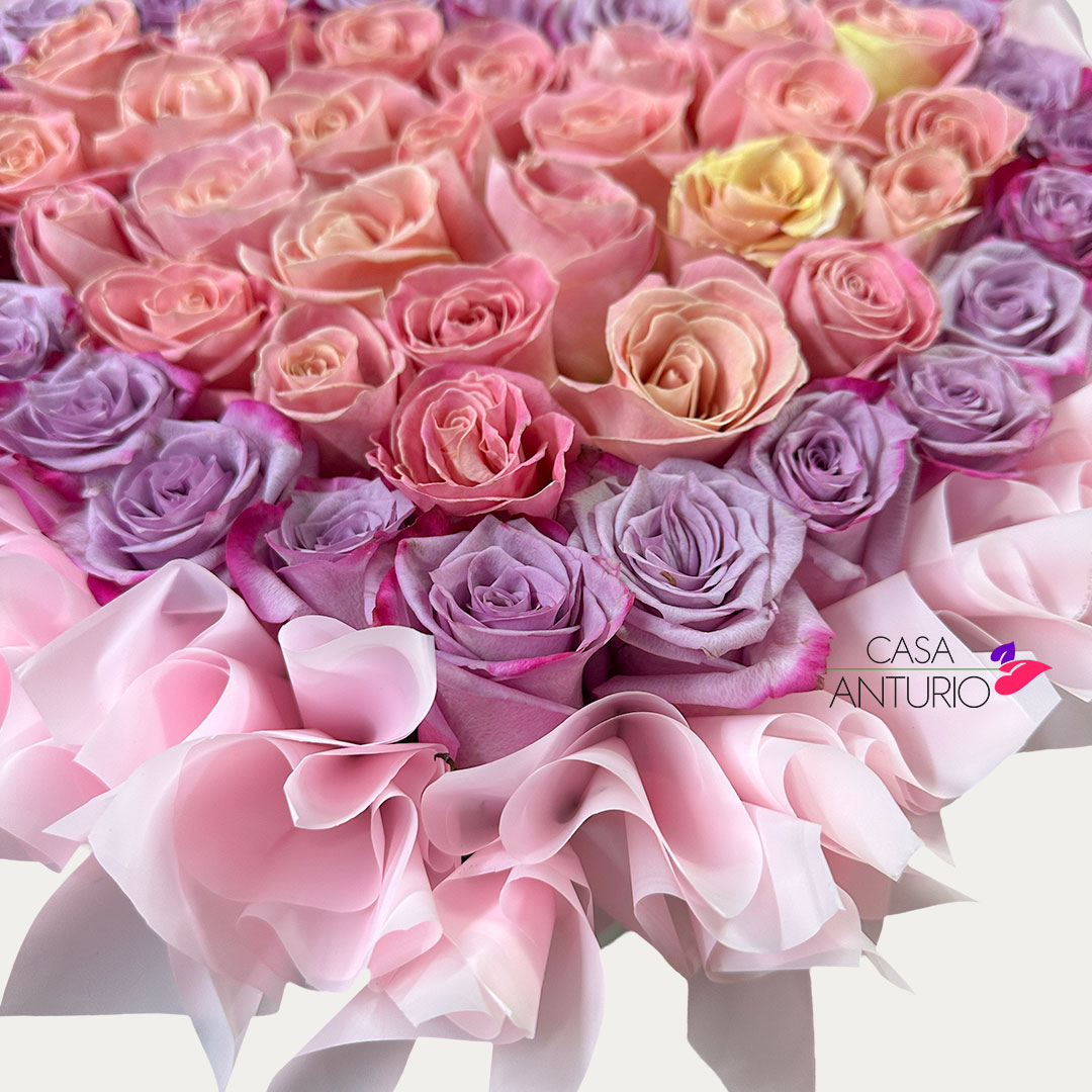 Arreglo Corazón en Rosas - Imagen 3
