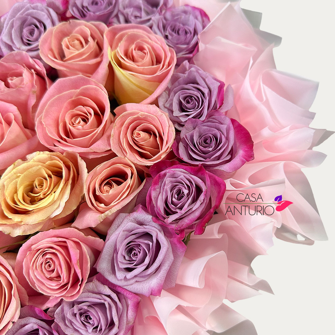 Arreglo Corazón en Rosas - Imagen 4