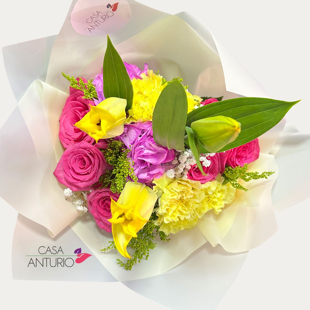 Bouquet Surtido Amarillo - Imagen 2