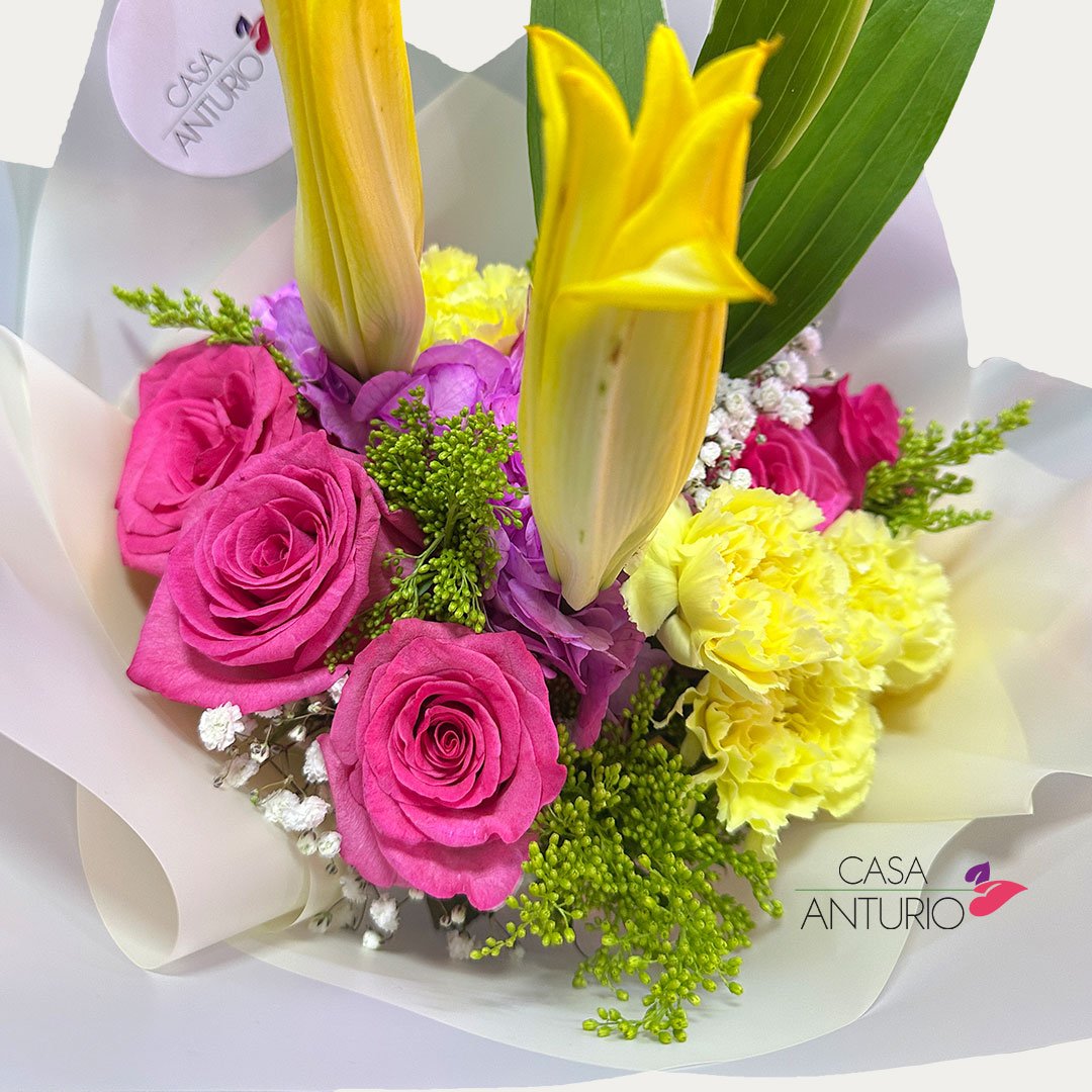 Bouquet Surtido Amarillo - Imagen 3