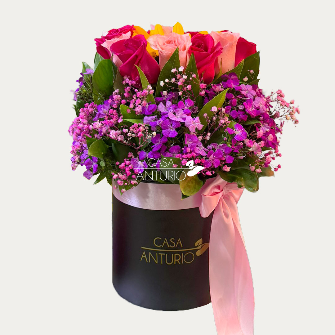 Arreglo de Rosas y Girasol - Imagen 3